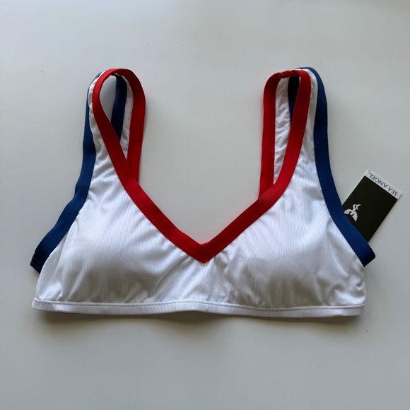 Sea Angel Womens Swim Set Red White Blue Fourth of July Bikini Swim Set Medium - Picture 7 of 15